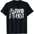 thumbnail image 1 of Two Fast Dirt Bike Birthday Decorations 2nd Birthday Boy T-Shirt, 1 of 3