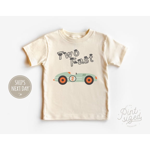 Two Fast Toddler Shirt - Second Birthday Kids Shirt - 2 Years Old Toddler Tee, New Born, Baby Shower Gift, New Parents Gift