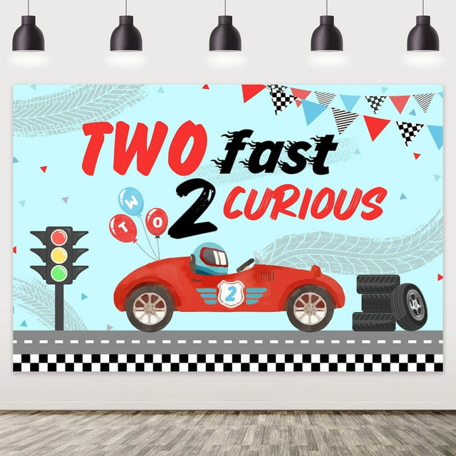 Two Fast Two Curious Décorations D'anniversaire En Forme De Voiture De