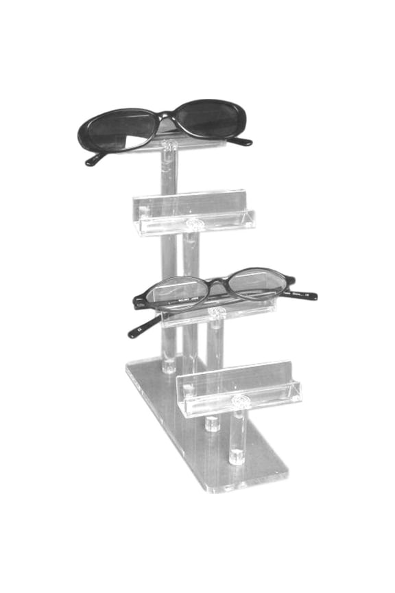 Two Findingking Eyeglass Displays Clear Acrylic 4 Tier Showcases