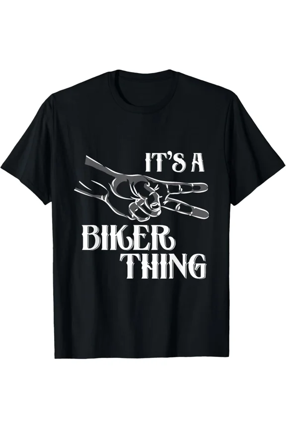 Two Finger Biker Wave Motorcycle Rider Greeting Respect Art Unisex T-Shirt, up to size 5XL