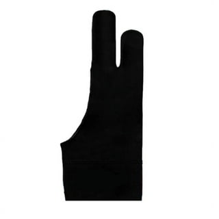 Wacom Drawing Glove, Two-Finger Artist Glove for Drawing Tablet Pen  Display, 90% Recycled Material, eco-Friendly, one-Size (3 Pack), Black