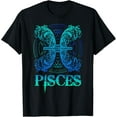thumbnail image 1 of Two Fish Zodiac Sign Symbol Horoscope Pisces T-Shirt, 1 of 4