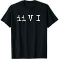 thumbnail image 1 of Two Five One ii V I Jazz Chord Progression Music T-Shirt T-Shirt, 1 of 4