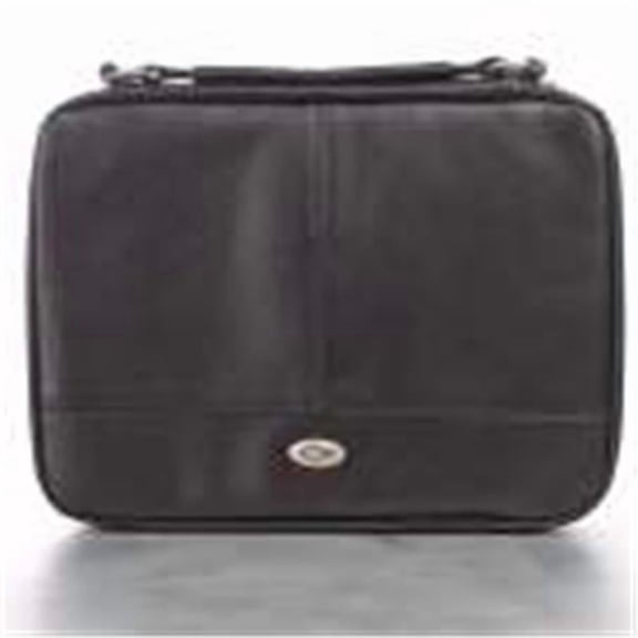 Two-Fold Bible Organizer Cover - Black Luxleather - X Small - Versatile Storage