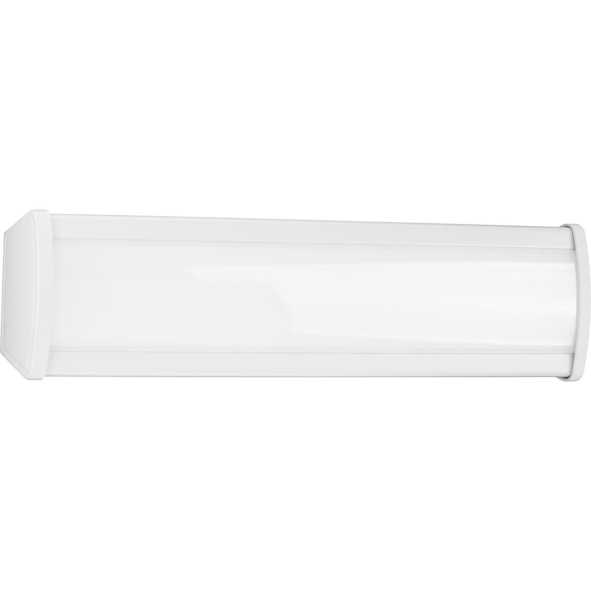 White 24-Inch LED Indoor/Outdoor Strip Light with Acrylic Shade