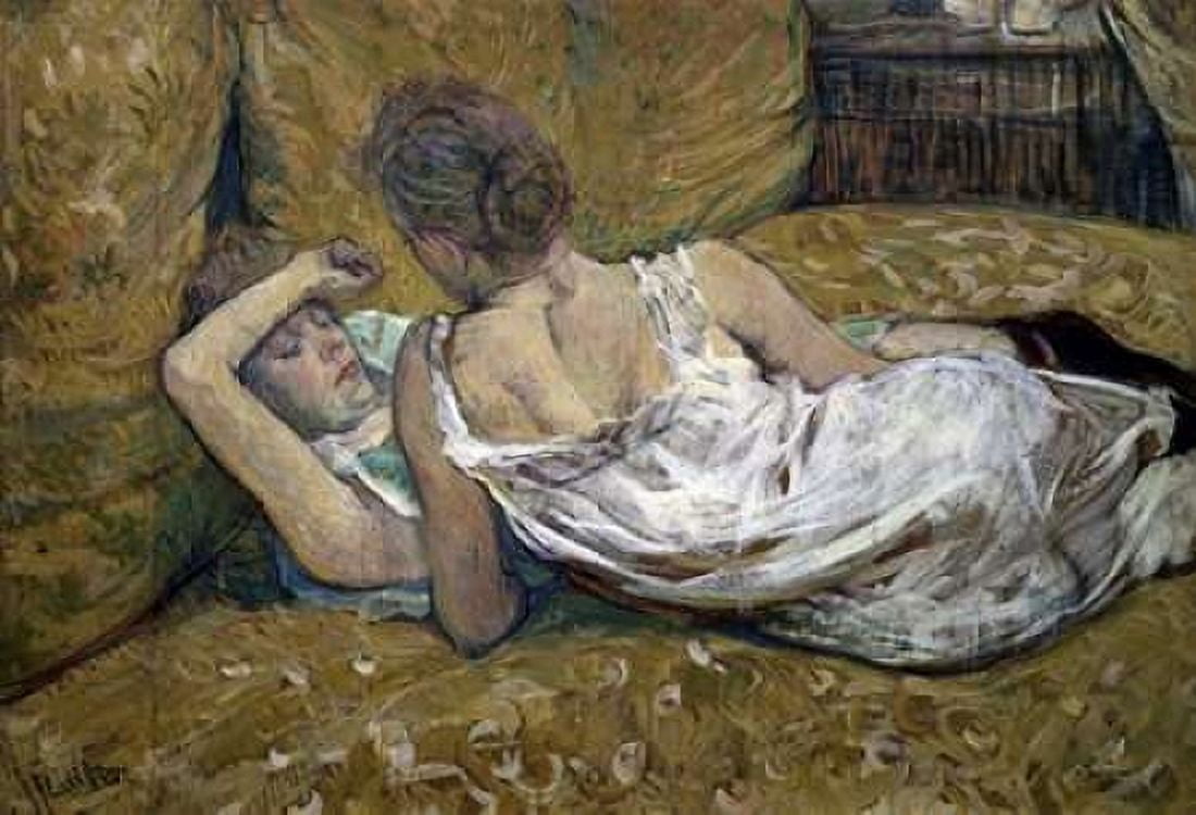Two Friends Canvas Art - Henri Toulouse-Lautrec (20 x 28)