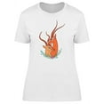 thumbnail image 1 of Two Gazelles In Love T-Shirt Women -Image by Shutterstock, Female Medium, 1 of 2