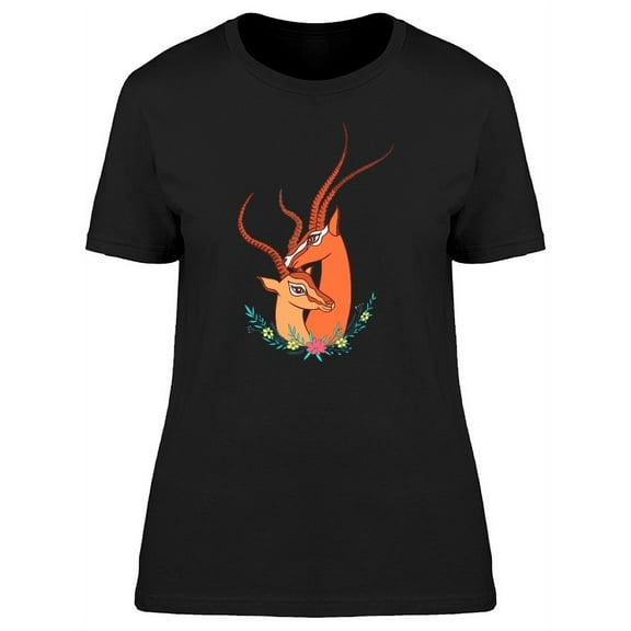 Two Gazelles In Love T-Shirt Women -Image by Shutterstock, Female x-Large