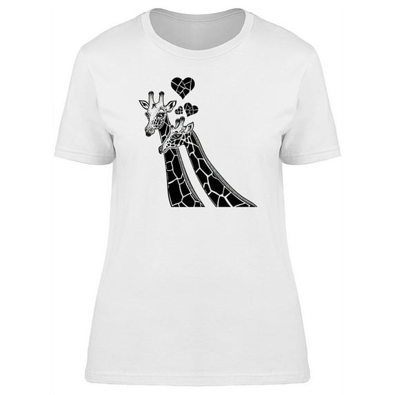 Two Giraffes As A Partners T-Shirt Women -Image by Shutterstock, Female Large