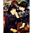 thumbnail image 1 of Two Girls In Black - CANVAS OR FINE PRINT WALL ART PRINT, 1 of 1