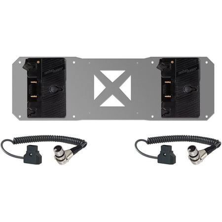 Shape Two Gold Mount Battery Plate and Two Cable for Atomos Sumo Monitor
