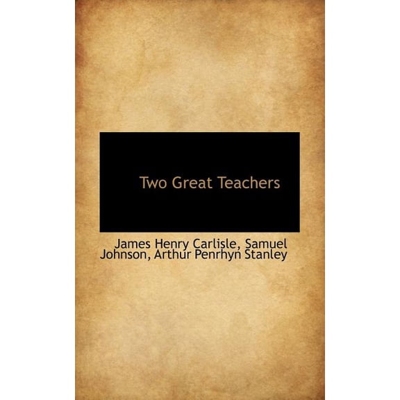 Two Great Teachers (Paperback)