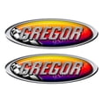 thumbnail image 1 of Two Gregor Racing Oval Stickers, 1 of 2