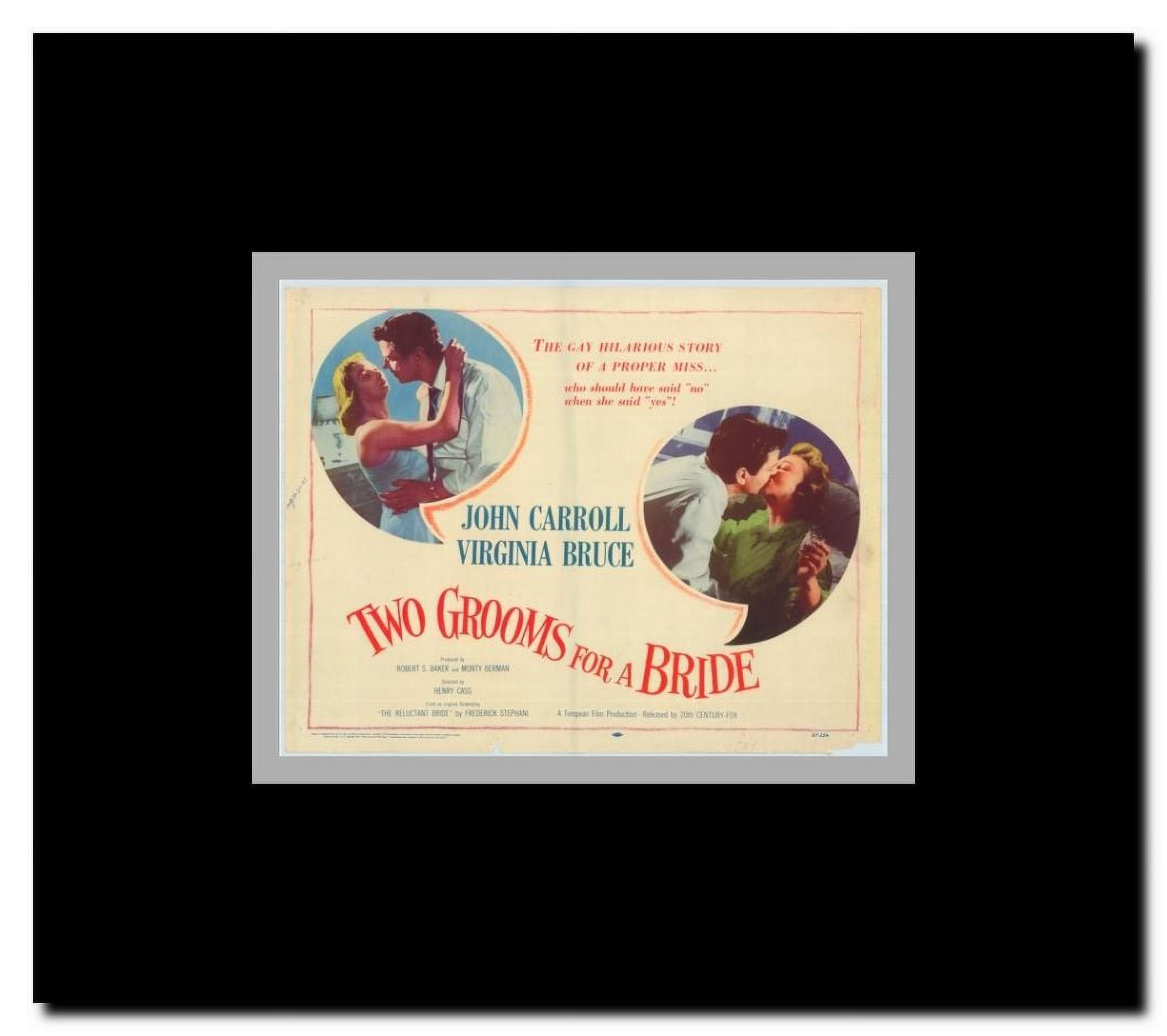 Two Grooms for a Bride Framed Movie Poster