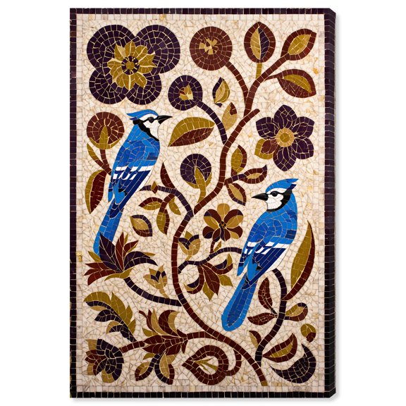 Two Guardians Canvas Print Botanical Wall Decor by Art Remedy, Gallery Wrapped, 30 x 45