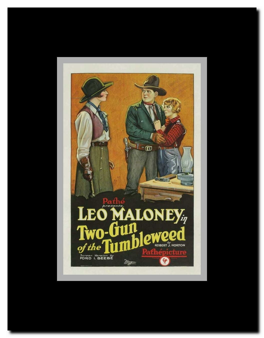Two-Gun of the Tumbleweed Framed Movie Poster