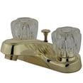 thumbnail image 1 of Two Handle 4 in. Centerset Lavatory Faucet with Brass Pop-up, 1 of 1