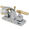 thumbnail image 1 of Two Handle 4 in. Centerset Lavatory Faucet with Brass Pop-up, 1 of 1