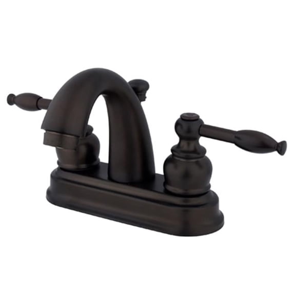 Two Handle 4 in. Centerset Lavatory Faucet with Retail Pop-up