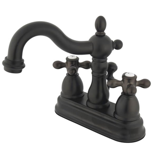 Two Handle 4 in. Centerset Lavatory Faucet with Retail Pop-up