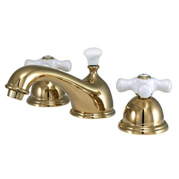 Two Handle 8 in. to 16 in. Widespread Lavatory Faucet with Brass Pop-up