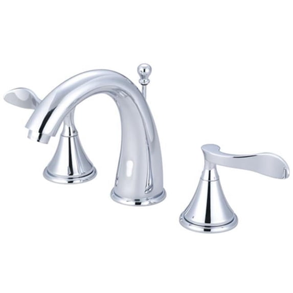 Two Handle 8 in. to 16 in. Widespread Lavatory Faucet with Brass Pop-up