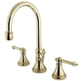 thumbnail image 1 of Two Handle 8 in. to 16 in. Widespread Lavatory Faucet with Brass Pop-up, 1 of 1