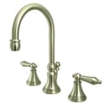 thumbnail image 1 of Two Handle 8 in. to 16 in. Widespread Lavatory Faucet with Brass Pop-up, 1 of 1