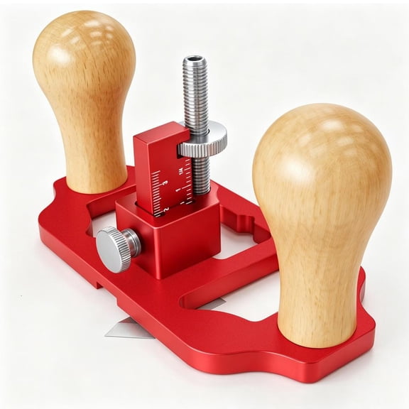 Two Handle Hand Plane for Accurate Depth Setting and Trimming