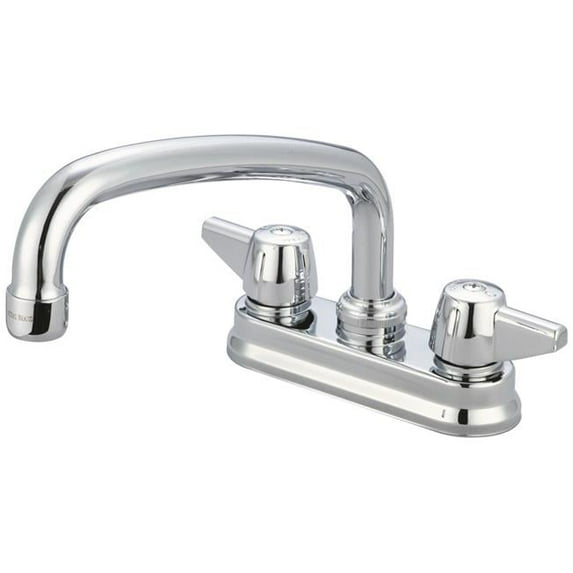 Two Handle Shell Type Bar & Laundry Faucet, Chrome