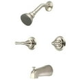 thumbnail image 1 of Two Handle Tub & Shower Set - Brushed Nickel, 1 of 1