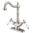 thumbnail image 1 of Two Handle Vessel Sink Faucet with Optional Cover Plate, 1 of 1
