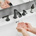 thumbnail image 1 of Two Handle Widespread Waterfall Faucet, 1 of 4
