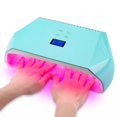 Two Hands Curing Rechargeable Nail Lamp Red Light Gel Polish Dryer