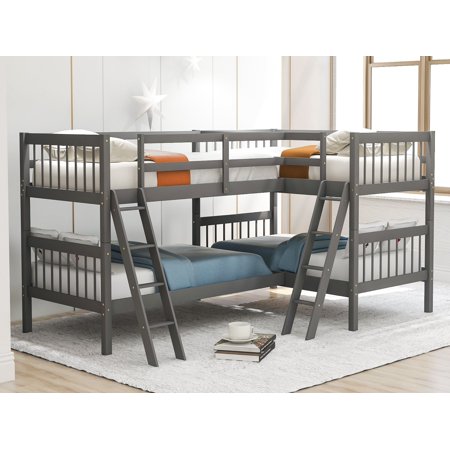 Two Haven Twin L-Shaped Bunk Bed