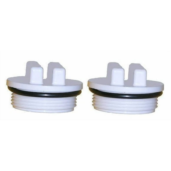 Two Hayward Pentair Pool Spa Filter Threaded Drain Plug 1.5" Sp1022C 86202000