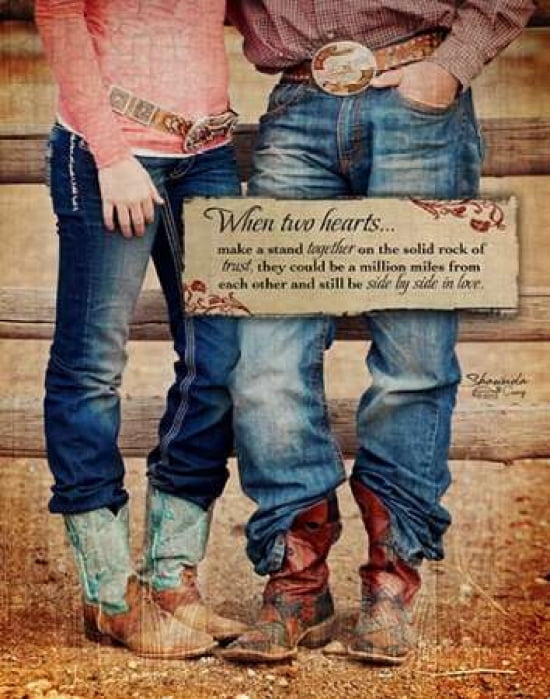 Two Hearts Canvas Art - Shawnda Craig (22 x 28)