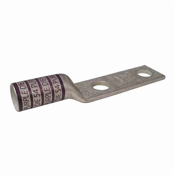 Manufacturer Varies Two Hole Lug Compress Connector,4/0 AWG 24C384