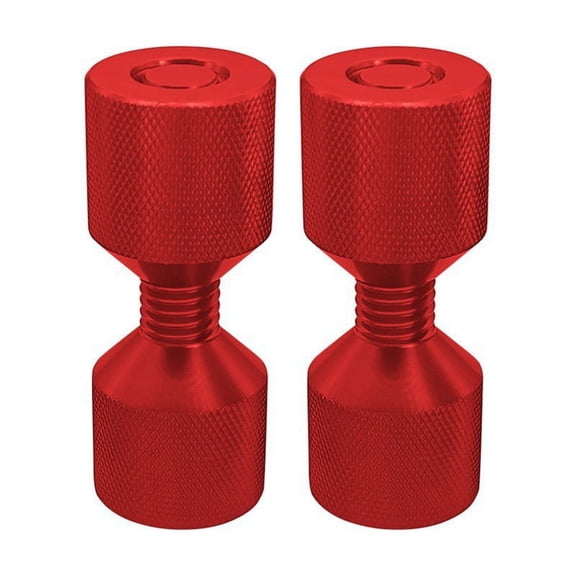 Two Hole Pins Set 1-1/8Inch Aluminum 6061 2 Flange Alignment Pin,Two Aligner Red