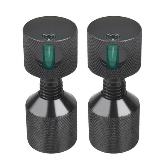 Two Hole Pins Set 1-1/8inch Aluminum 6061 2 Hole Flange Alignment Pin with Level Black