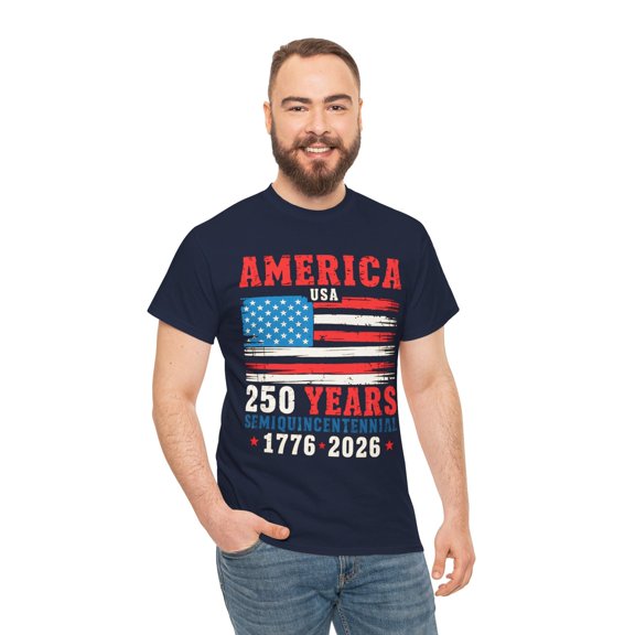 Two Hundred Fifty Years America Anniversary Independence Day T-shirt