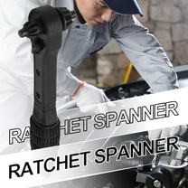 Two In Drill Chuck Key Wrench Black Fast Ratchet Wrench Two End Dualuse Wrench