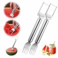 thumbnail image 1 of Two In One Stainless Steel Fruit Cutter Watermelon Cutter 2024 Latest Watermelon Slicer Watermelon Cutter Melon Cutter Tool Watermelon Cutter Kitchen Stainless Steel Fruit Cutter, 1 of 8