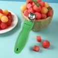 Two In One Stainless Steel Watermelon Slicing Knife Fruit Scoop