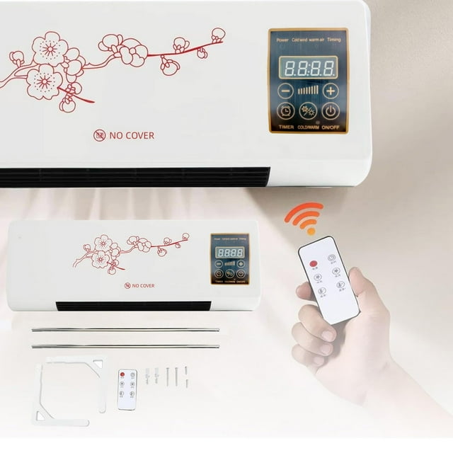 Clearance Air Heater Under Two In One Wall Mounted Mobile Air Electric Fan Fully Installed Mobile Air Conditioning 2024 Mini Split AC/Heating