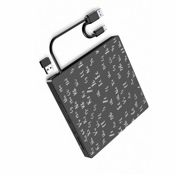 Two Interfaces External CDs Burners USB A And Type C For Computers