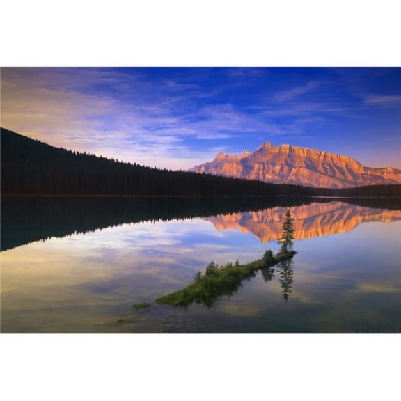 Two Jack Lake in Banff Alberta Canada Poster Print by Carson Ganci, 34 x 22 - Large