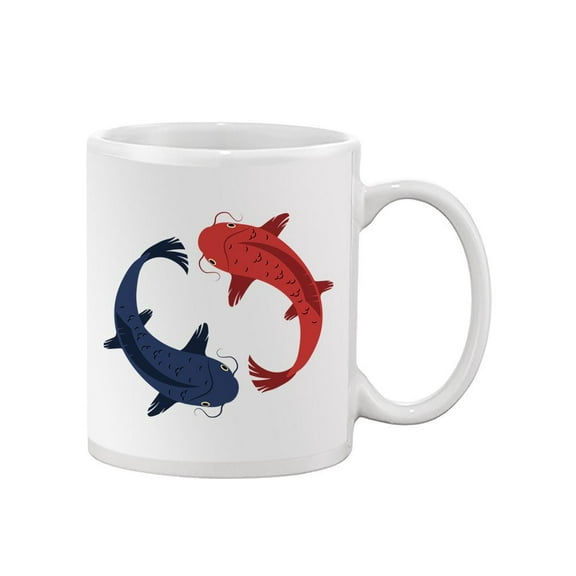 Two Koi Fish Mug - SPIdeals Designs,