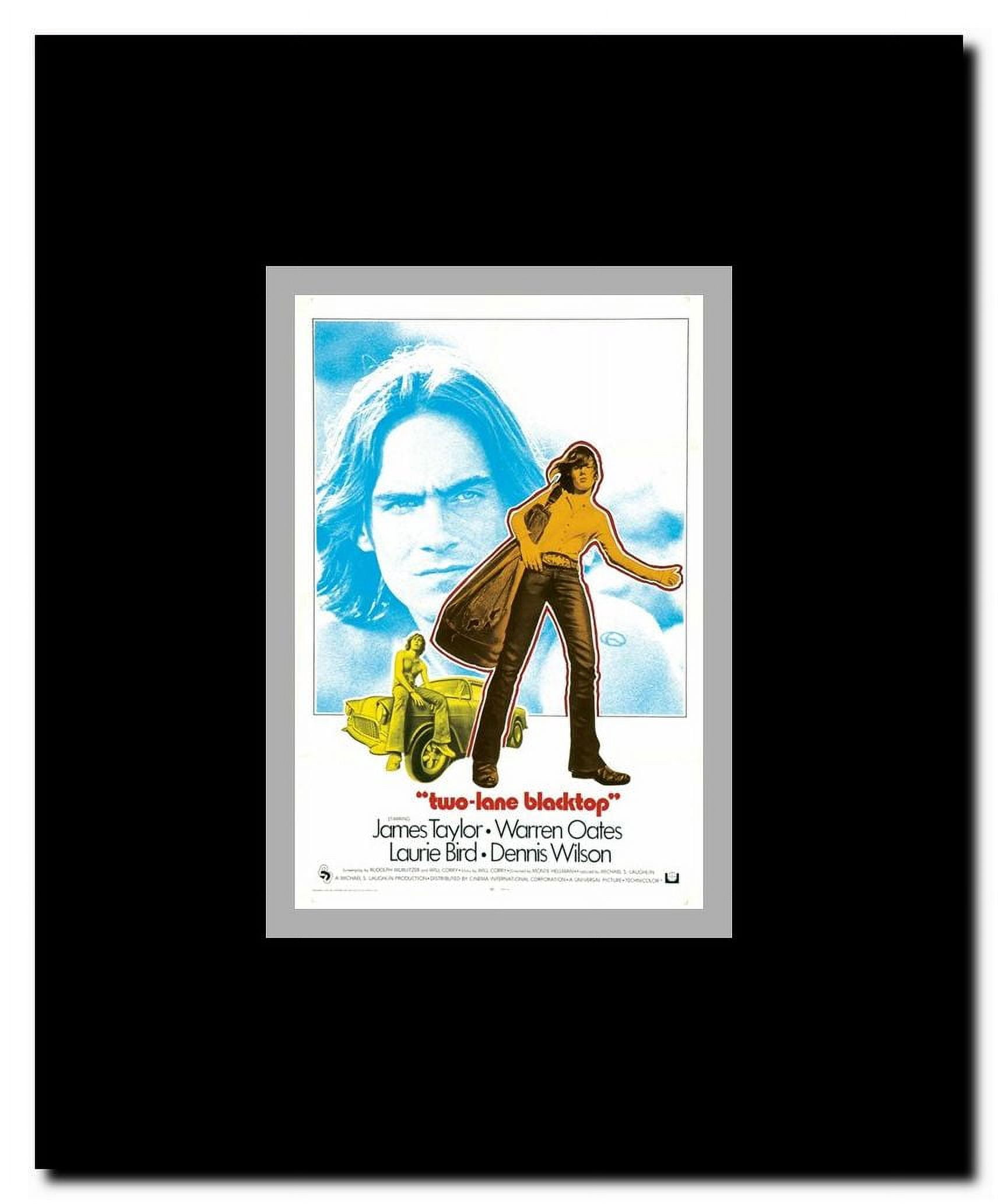 Two Lane Blacktop Framed Movie Poster